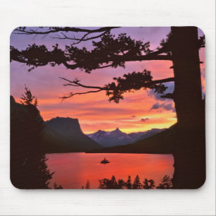 Tapis De Souris États-Unis, Montana, Glacier National Park. Paysag