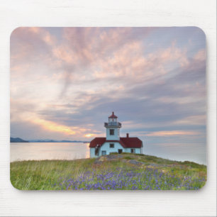 Tapis De Souris États-Unis, Washington, îles San Juan. Coucher de