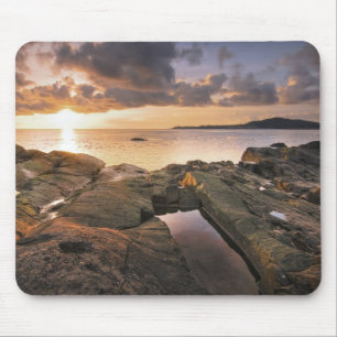 Tapis De Souris États-Unis, Washington, îles San Juan.  Un dramati