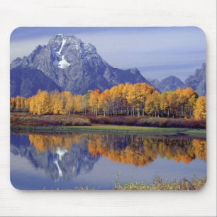 Tapis De Souris États-Unis, Wyoming, Grand Teton National Park. Mt