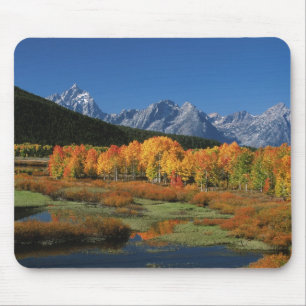Tapis De Souris États-Unis, Wyoming, Parc national de Grand Teton 