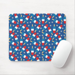 Tapis De Souris Été 4 juillet Patriotique Popsicles