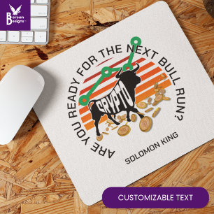 Tapis De Souris Êtes-vous prêt CRYPTO BULL EXÉCUTER Bitcoin