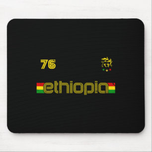 Tapis De Souris Ethiopie -reggae Rastafari Jamaïque Footll Footbal