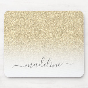 Tapis De Souris Étincelle de Parties scintillant d'or