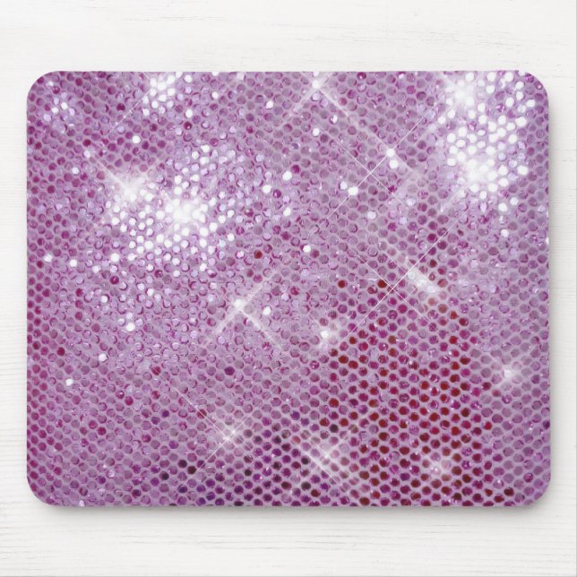Tapis De Souris Étincelle-Regard rose (Devant)