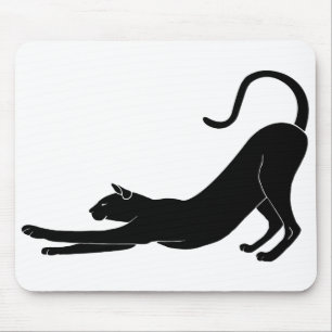 Tapis De Souris Étirement de chats