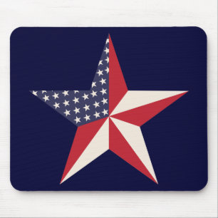 Tapis De Souris Étoile américaine Mousepad
