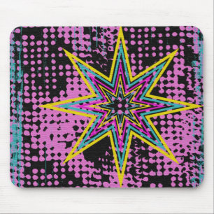 Tapis De Souris Étoile rose