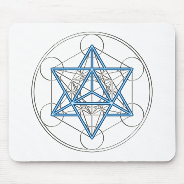 Tapis De Souris Étoile Tétraèdre de Metatron (Devant)