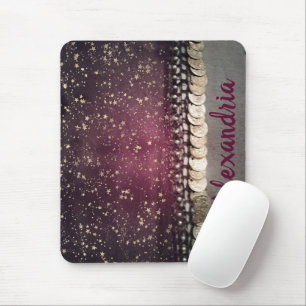 Tapis De Souris Étoiles de loterie violet Tzigane Hip Scarf