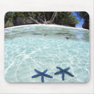 Tapis De Souris Étoiles de mer, îles rocheuses, Palaos 2