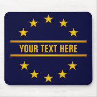 ÉTOILES D'OR PERSONNALISÉES mousepad