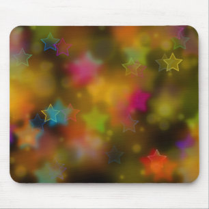 TAPIS DE SOURIS ÉTOILES EN COULEUR