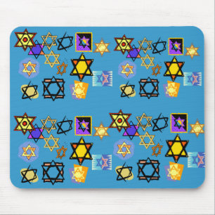 TAPIS DE SOURIS ÉTOILES JUIVES DE MOUSEPAD