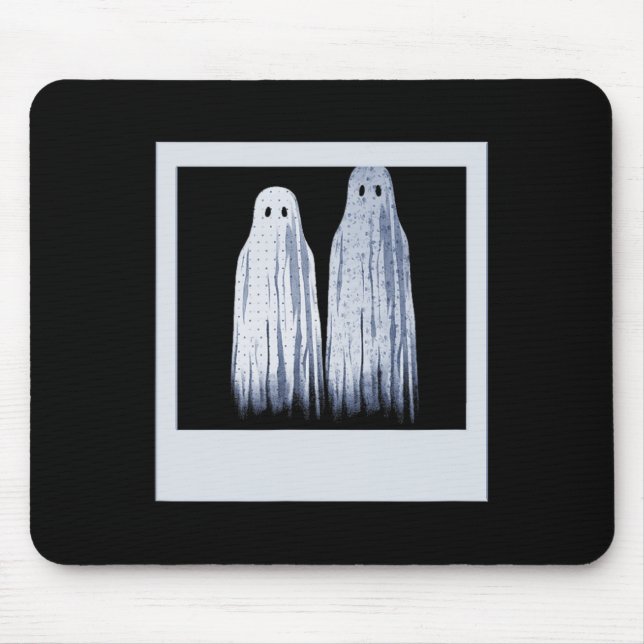 Tapis De Souris Étrange Et Inhabituel Fantôme Photo Drôle Film D'H (Devant)