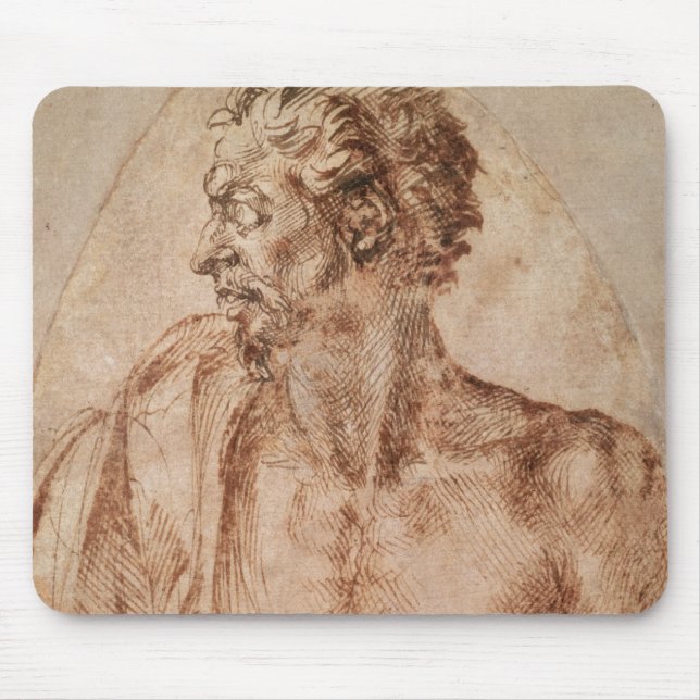 Tapis De Souris Étude de principal et des épaules (Devant)