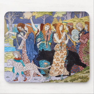Tapis De Souris Eugene Grasset - Panneau Décoratif Harmonie