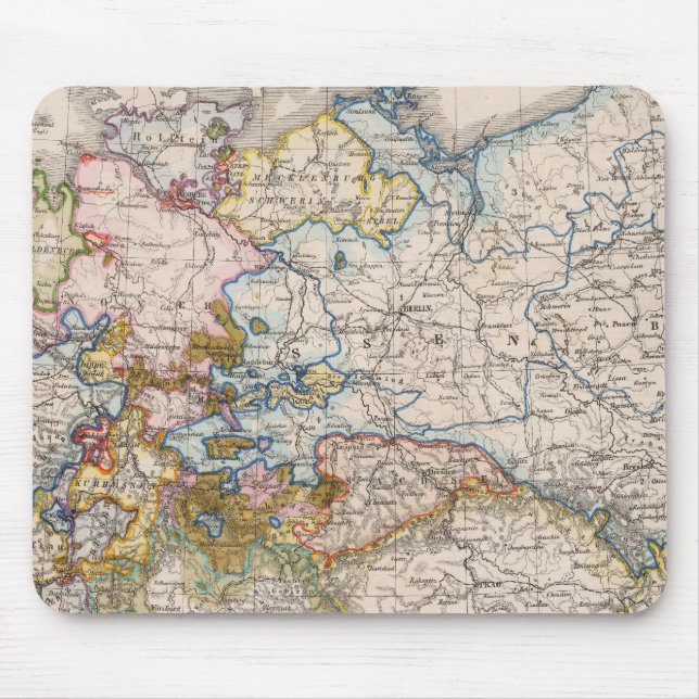 Tapis De Souris Europe, Allemagne, Autriche (Devant)