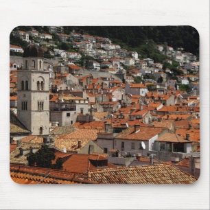 Tapis De Souris Europe, Croatie. Ville médiévale fortifiée de