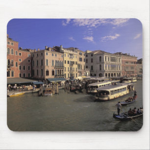 Tapis De Souris Europe, Italie, Venise, Circulation de bateaux par