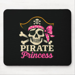 Tapis De Souris Évaluer Le Crâne Princesse Et Les Os Croisés Top T