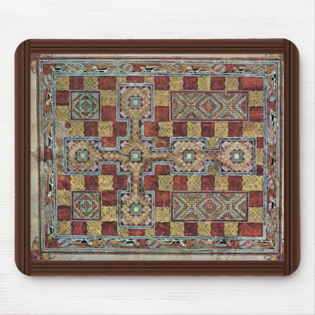 Tapis De Souris Évangiles de Lindisfarne de scène : Page de tapis (Devant)