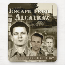 Tapis De Souris Évasion 1962 d'Alcatraz