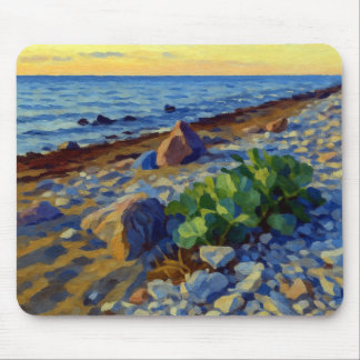 Tapis De Souris Evening light on the coast of Vormsi