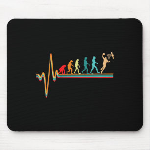 Tapis De Souris Evolution Bysketbyll Joueur Byll Jeu Heartbeat Ho