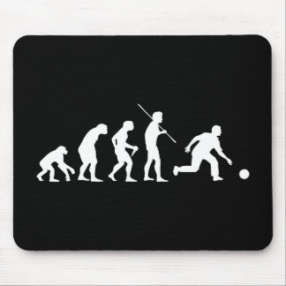 Tapis De Souris Évolution de bowling de l'homme au lanceur