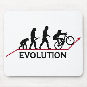 Tapis De Souris Évolution de vélo de montagne
