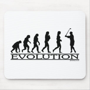 Tapis De Souris Évolution - femelle de golf