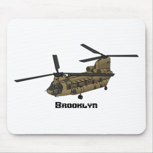 Tapis De Souris Exemple d'hélicoptère militaire Chinook