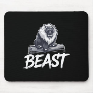 Tapis De Souris Exercice Beast Gym Bodybuilding Entraînement Fitne