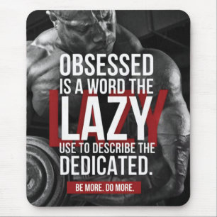Tapis De Souris Exercice "Body building" Gym Motivational