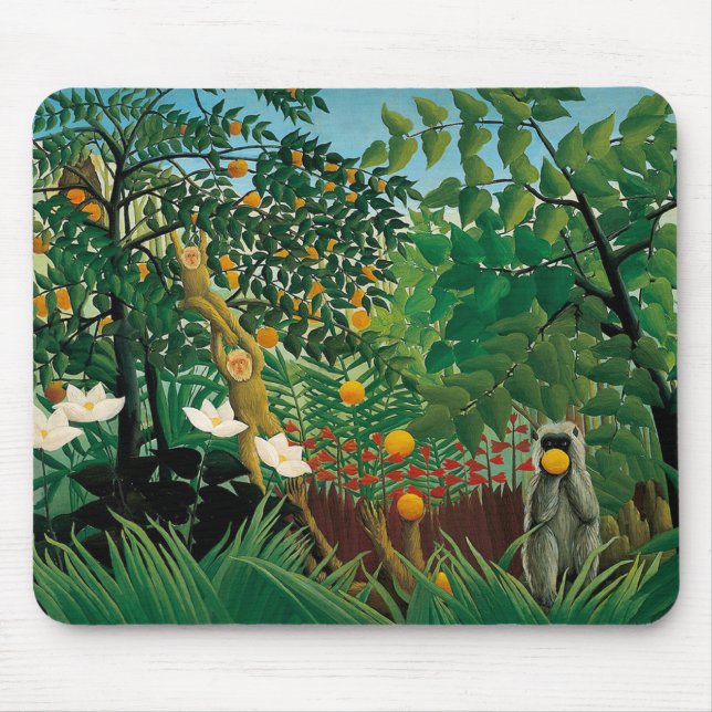 Tapis de souris exotique de paysage de Henri (Devant)