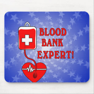 TAPIS DE SOURIS EXPERT EN BANQUE SANGUINE