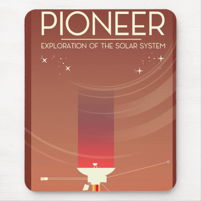 Tapis De Souris Exploration pionnière du système solaire (Devant)