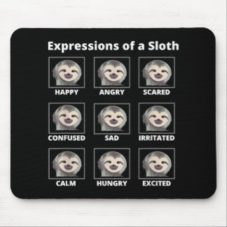Tapis De Souris Expressions Humeurs D'Une Parcelle Lente Et Laze