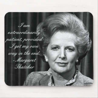 Tapis De Souris Extraordinairement patient - Mme Thatcher