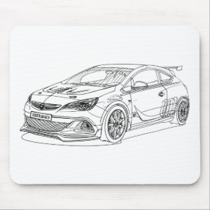 Tapis De Souris Extrémité 2015 d'Opel AstraOPC