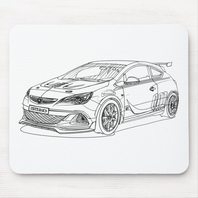 Tapis De Souris Extrémité 2015 d'Opel AstraOPC (Devant)