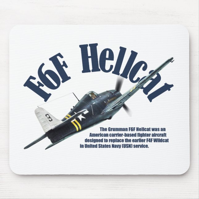 Tapis De Souris F6F Hellcat ヘ sur l'キ (Devant)