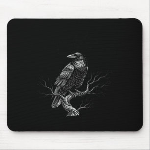 Tapis De Souris F-caw-f - Corbeau - Corbeau - Costume d'Halloween 