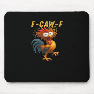 Tapis De Souris F-Caw-F-Poulet Essentiel Rétro Classique