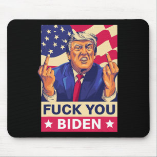 Tapis De Souris F%ck Vous Avez Biden Funny Trump