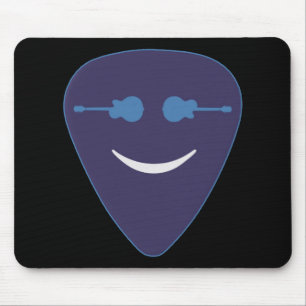 Tapis De Souris Face de sourire onglet de guitare