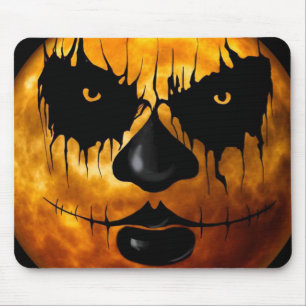 Tapis De Souris Face Déplaisante Halloween