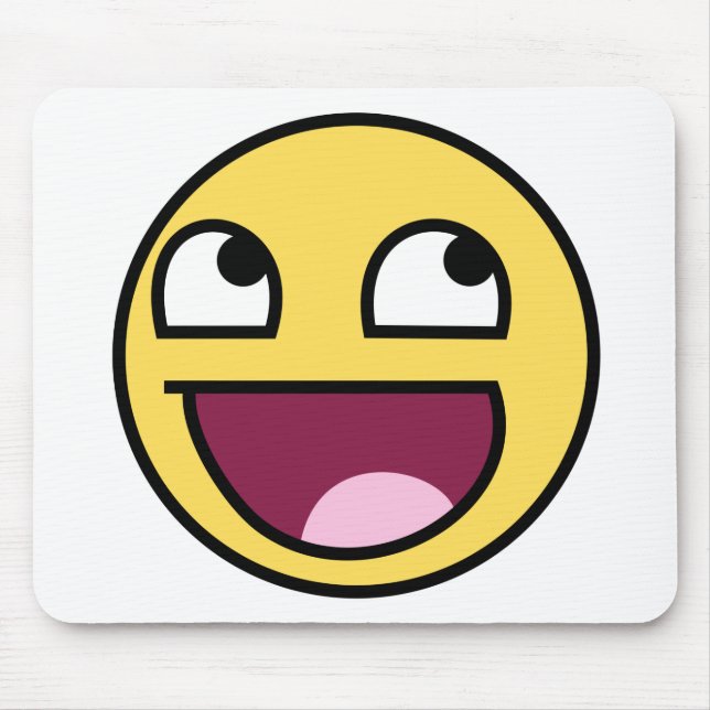 Tapis De Souris Face épique Mousepad (Devant)
